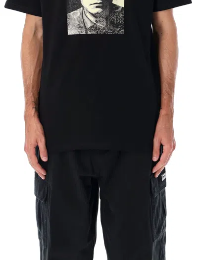 Obey Warhol-portrait T-shirt In Black