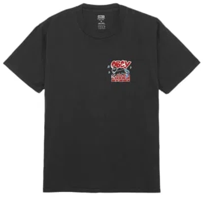Obey Out Of Step T-shirt In Black