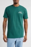 Obey Palette Logo Graphic T-shirt In Rain Forest