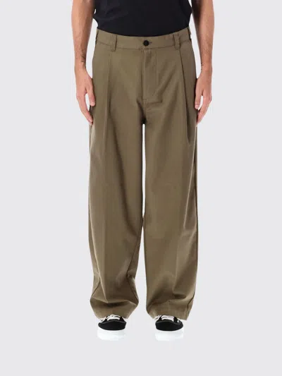 Obey Pants Men Color Grey In Brown