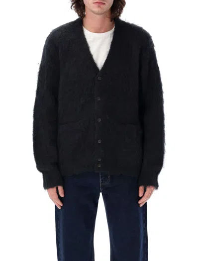 Obey Patron Cardigan In Black