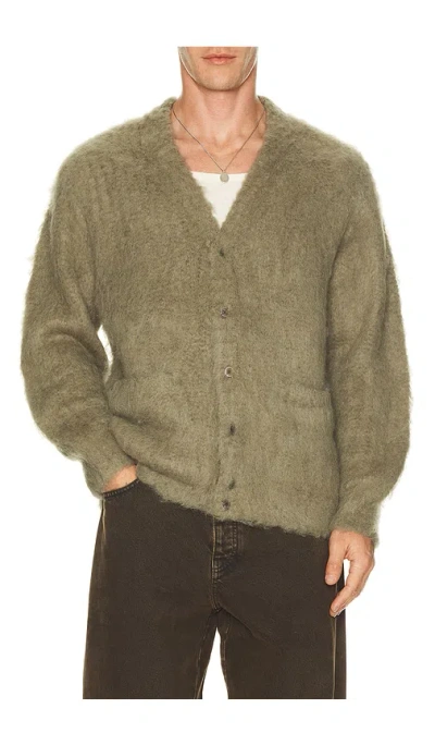 Obey Patron Cardigan In Green