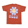 Obey Petal Organic Tee Terra Cotta Men's T-shirt In Brown