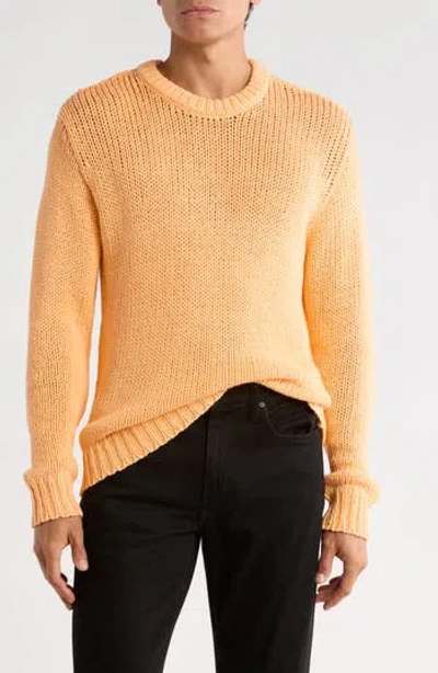 Obey Phim Tape Yarn Sweater In Orange