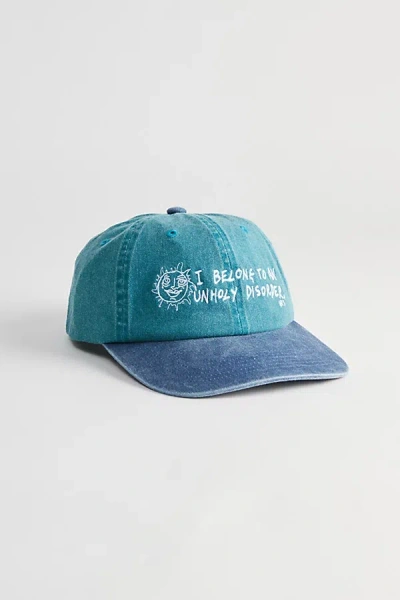 Obey Pigment 6-panel Baseball Hat In Turquoise, Men's At Urban Outfitters In Blue