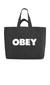 Obey Pigment Dyed Tote Bag