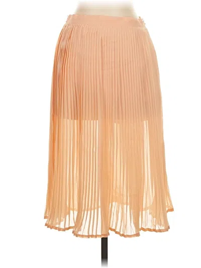 Pre-owned Obey Propaganda Formal Skirt In Orange