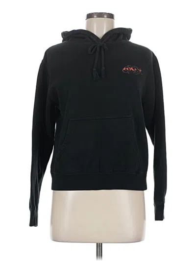 Pre-owned Obey Pullover Hoodie In Black