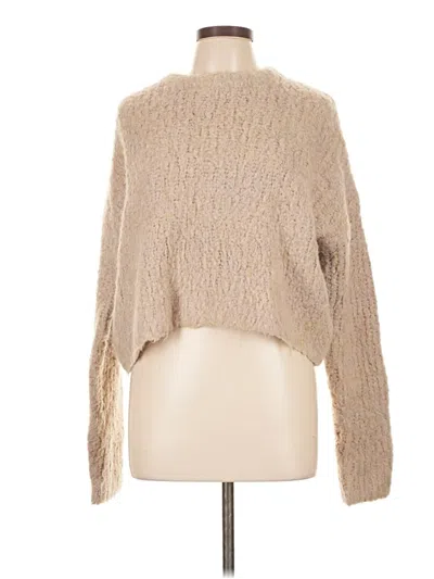 Pre-owned Obey Pullover Sweater In Brown