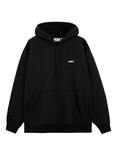 Obey Quarter Icon Hoodie In Black