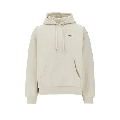 Obey Lisbon Icon Graphic Hoodie In Neutral