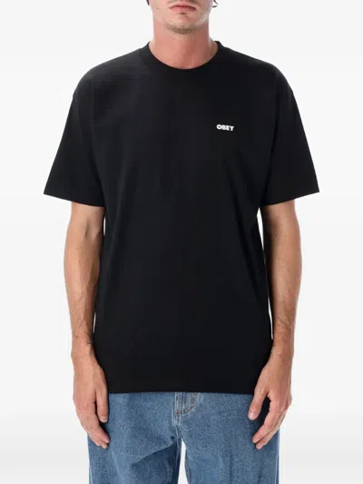Obey Razor T-shirt In Black