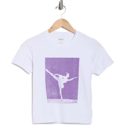 Obey Real Life Adventures Graphic T-shirt In White