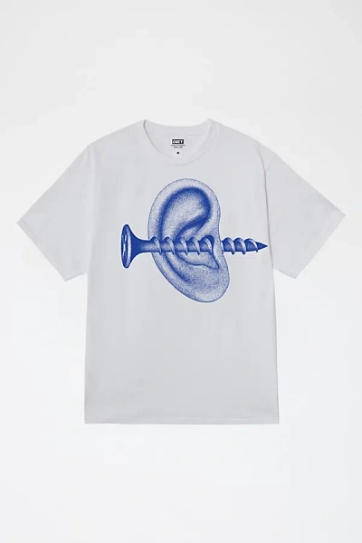 Obey Records Ear Graphic Tee In White, Men's At Urban Outfitters