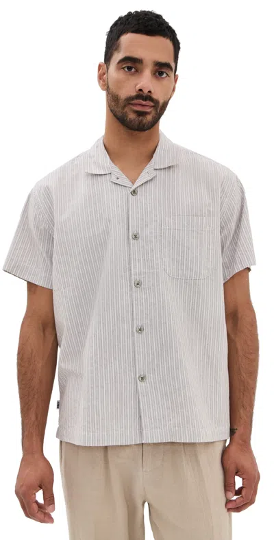 Obey Reducer Woven Shirt Brown Multi