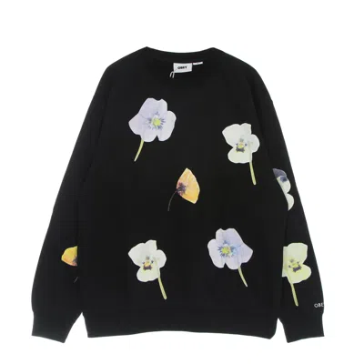 Obey Redux Crew Specialty Fleece Men's Crewneck Sweatshirt Black