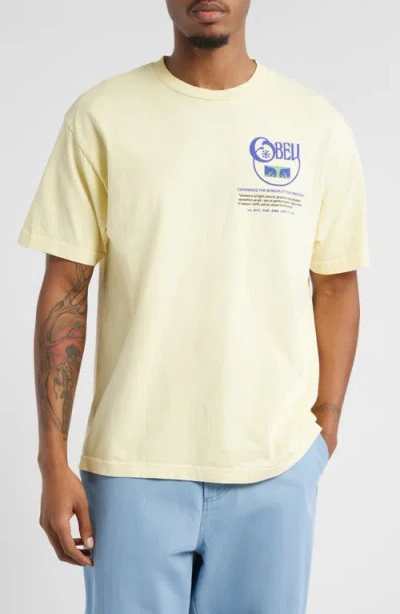 Obey Relax Graphic T-shirt In Pigment Anise Flower