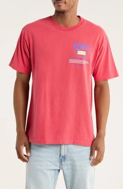 Obey Relax Graphic T-shirt In Pink