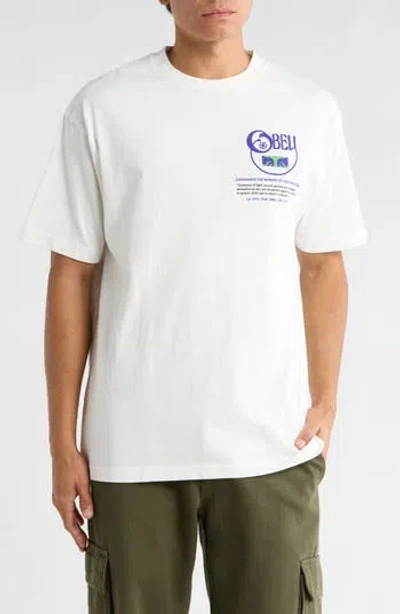 Obey Relax Graphic T-shirt In White