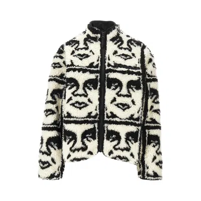 OBEY REPEATED ICON SHERPA JACKET