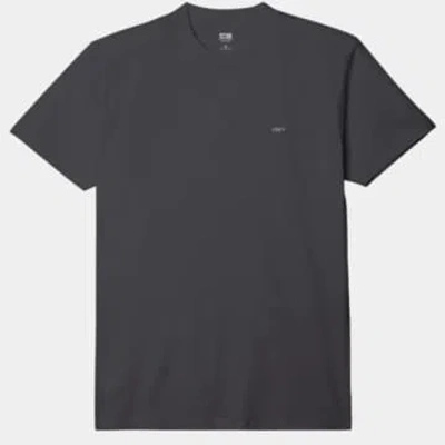Obey Ripped Icon T-shirt In Black
