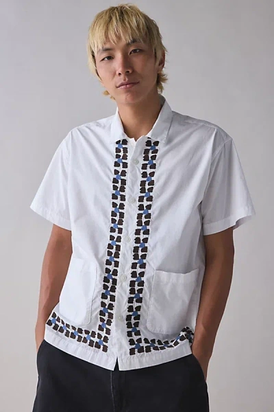 Obey Ruben Woven Shirt In White