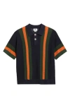 Obey Seth Polo Sweater In Black