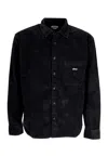 Obey Shirt Long Sleeves Bigwig Cord Woven Black In Black