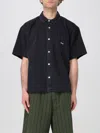 Obey Denim Shirt In Black