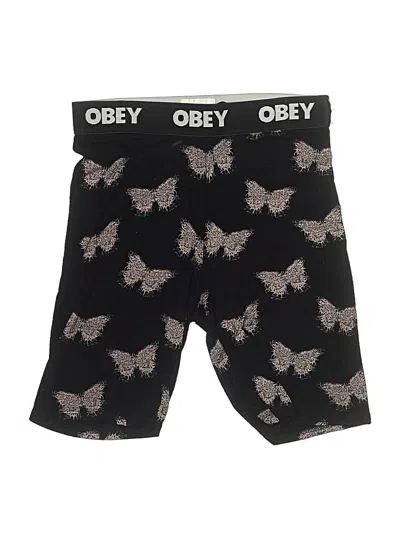 Pre-owned Obey Shorts In Black