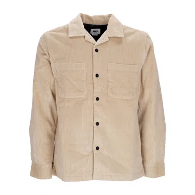 Obey Simon Shirt Jacket Irish Cream Men's Padded Shirt