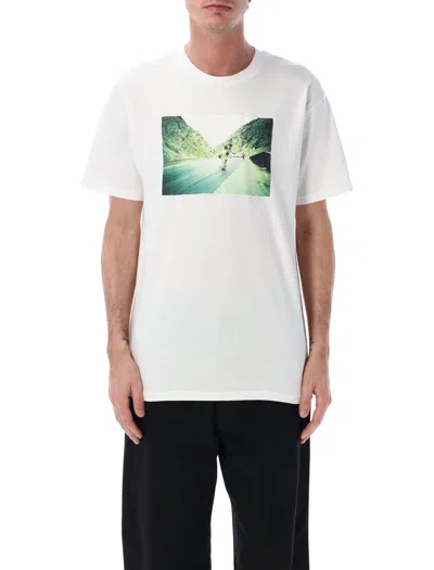 Obey Skateistan Photo Regular Fit T-shirt - Size L In White