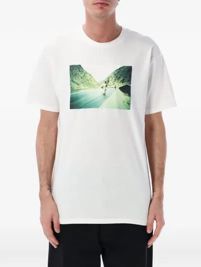 Obey Skateistan Photo T-shirt In White