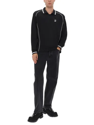 Obey Slim Fit Urban Jeans In Black