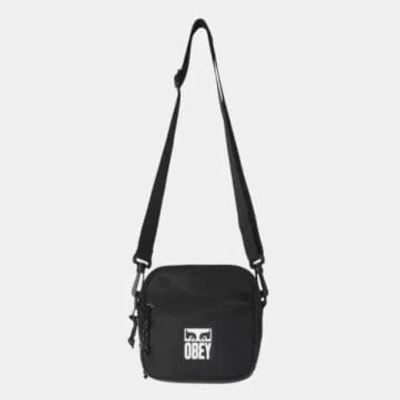 Obey Small Messenger Bag In Black