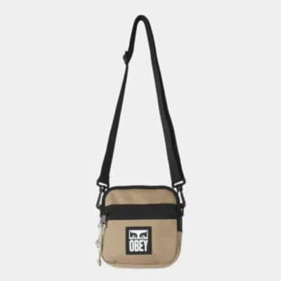 Obey Small Messenger Bag In Brown