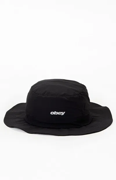 Obey Sobo Trail Bucket Hat In Black