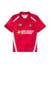 Obey Sonic Vibration Soccer Jersey In 多彩红