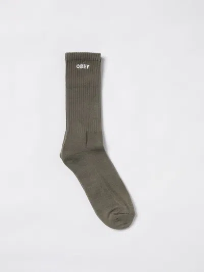 Obey Socks  Men Color Green