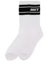 Obey Socks With Logo In White