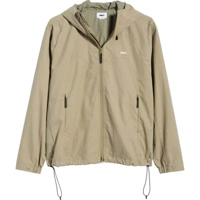 Obey Sota Hooded Jacket In Multi