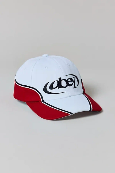 Obey Speedway Paneled Hat In White, Men's At Urban Outfitters