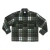 Obey Shirt Padded Man Stanton Shirt Jacket Rosin Multi In Green