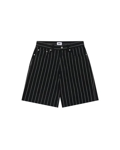 OBEY STRIPE BAGGY DENIM SHORT