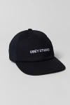 OBEY STUDIO PIGMENT DYE 6-PANEL HAT IN BLACK, MEN'S AT URBAN OUTFITTERS