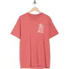 Obey Studios Catalogue Cotton Graphic T-shirt In Red