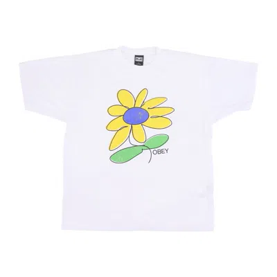 Obey Sun Flower Heavyweight Tee White Men's T-shirt