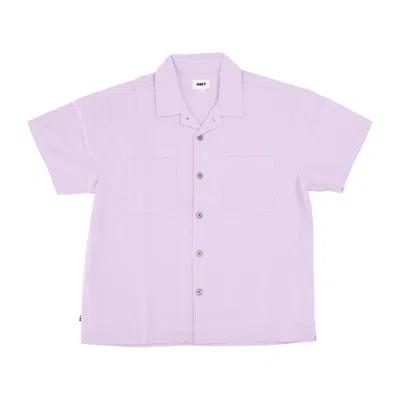 Obey Sunrise Woven Shirt Orchid Petal Men's Short Sleeve Shirt