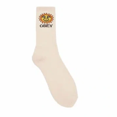 Obey Sunshine Socks (unbleached) In Neutral