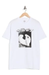 Obey Swan Graphic T-shirt In White